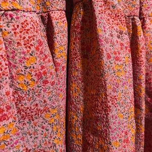 FLOWER DRESS WITH RUFFLES